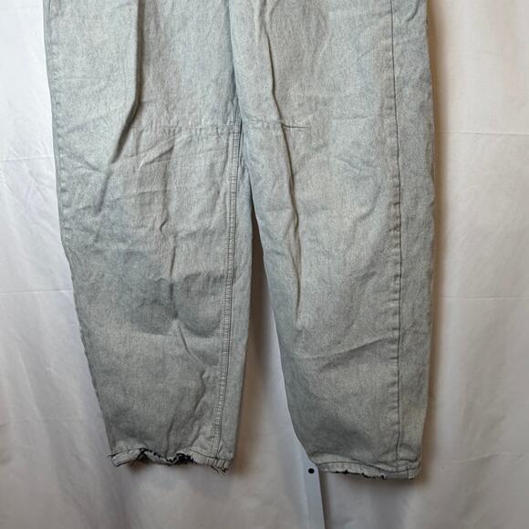 BDG Urban Outfitters Women's Barrel Leg Jeans Light Wash Denim 31W Baggy Relaxed - Picture 6 of 6